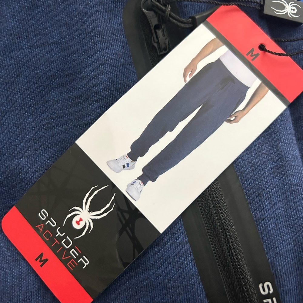 Spyder Navy Joggers with Black Accents